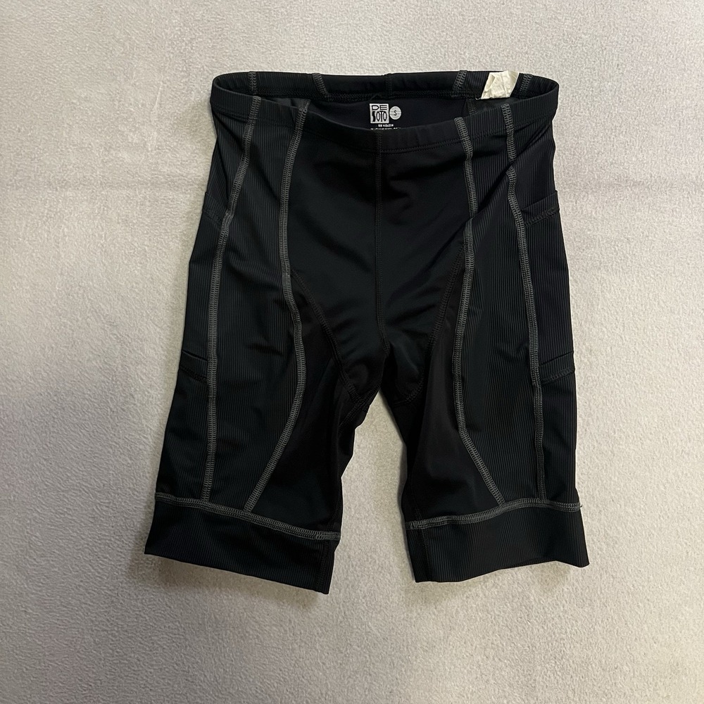 DeSoto Triathlon Shorts Men's Small Black Compression Running Cycling Swimming